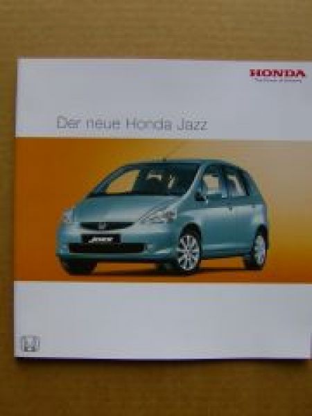 Honda Jazz Prospekt Juli 2004 NEU