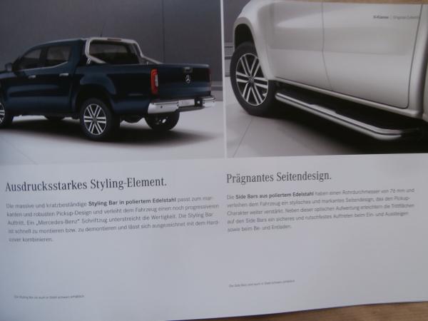 Mercedes Benz X-Klasse BR470 220d 250d +4Matic Prospekt September 2017 NEU