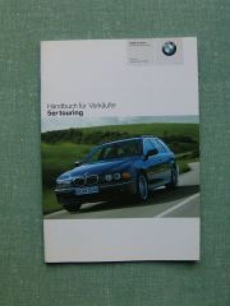 BMW Handbuch für Verkäufer 5er E39 Touring 2002+Edition+Individu