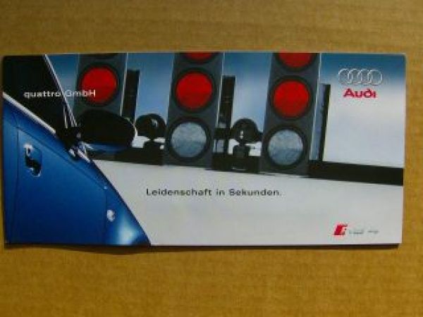 Audi RS4 Infoflyer quattro GmbH November 2005