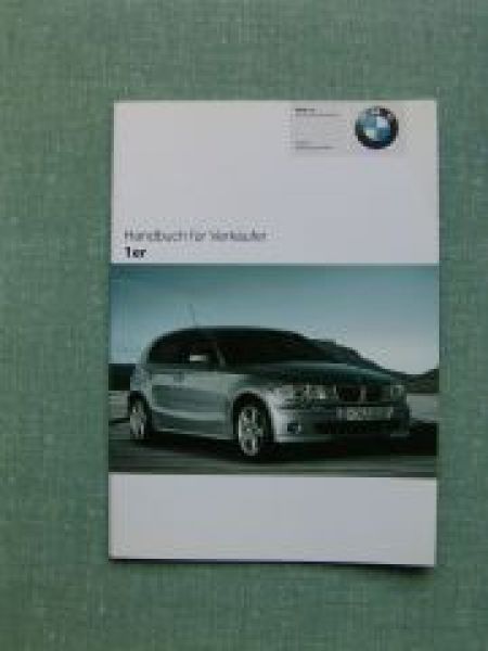 BMW Handbuch für Verkäufer 1er E87 2004 116i 120i+118d+120d