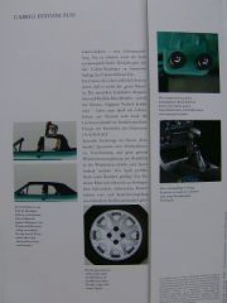 Opel Kadett E Cabrio Edition Fun August 1992 Prospekt