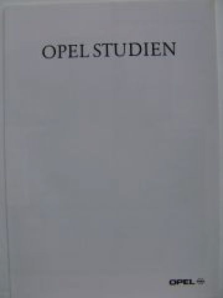 Opel Studien Prospekt September 1993 Scamp Roadster Tigra