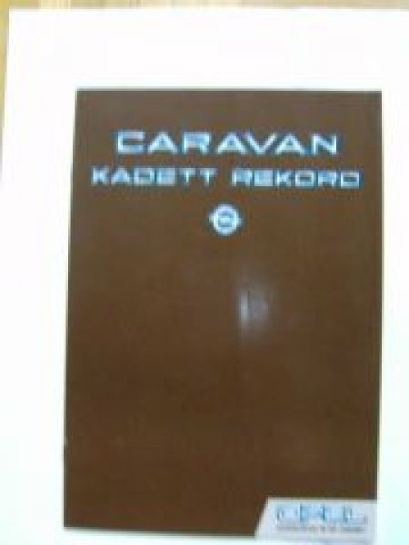 Opel Kadett Rekord Caravan Prospekt März 1983