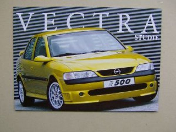 Opel Vectra i500 Studie Limousine Prospektblatt September 1997