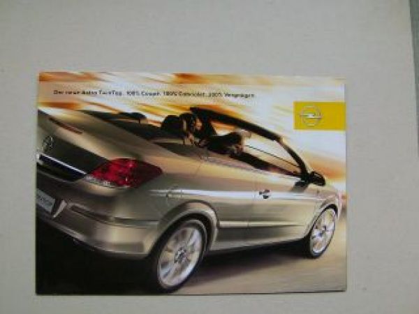 Opel Astra TwinTop Coupé Cabriolet Prospekt September 2005