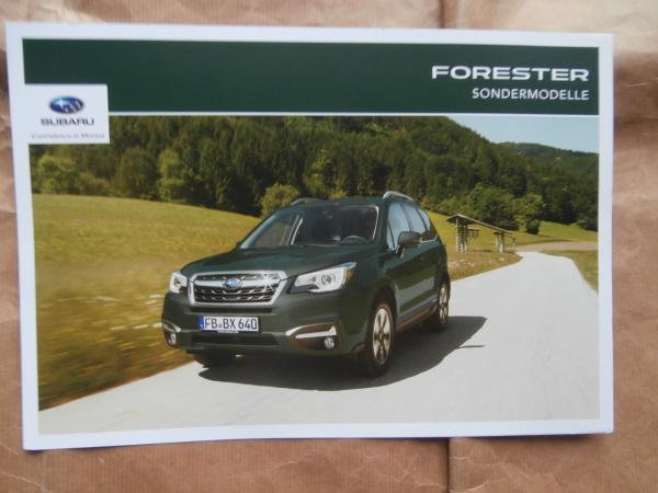 Subaru Forester Edition Citygreen 2.0d +Huntergreen Juli 2016 NEU