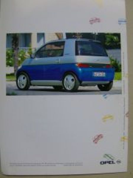 Opel Maxx Prospekt Studie August 1995 Rarität