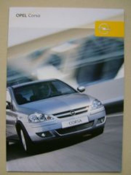 Opel Corsa Prospekt März 2006 NEU