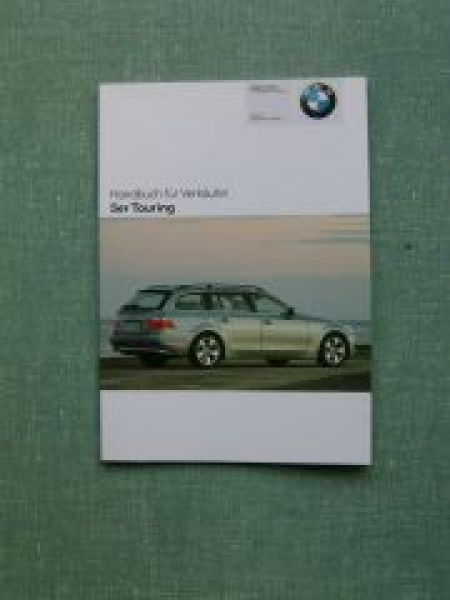 BMW Handbuch für Verkäufer 5er Touring E61 2004+ Individual