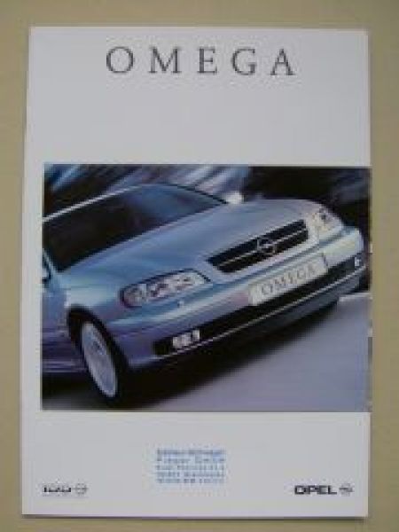 Opel Omega B Facelift August 1999 Prospekt NEU