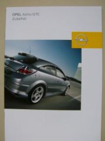 Opel Astra GTC Zubehör Prospekt Januar 2005