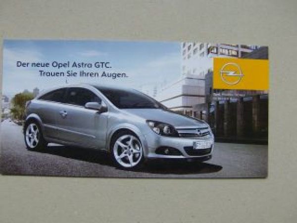 Opel Astra GTC Infoflyer Dezember 2004 NEU