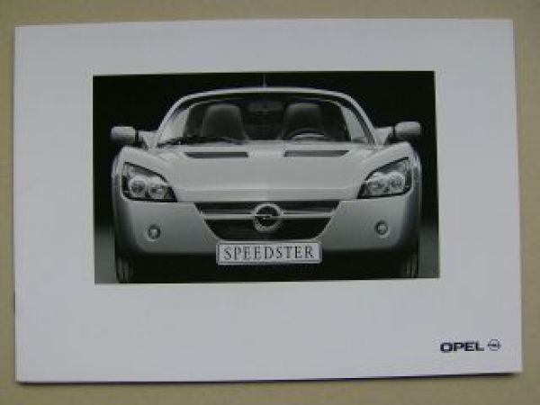 Opel Speedster Prospekt März 2000 NEU