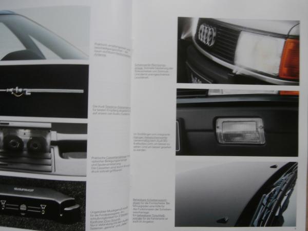 Audi 80 +90 Sonderausstattungen B3 Typ 89 Juli 1989 Prospekt