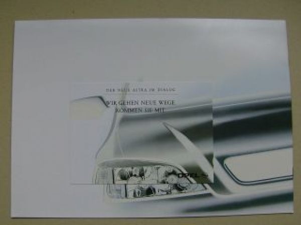 Opel Astra Prospekt Vorabinformation Querformat NEU