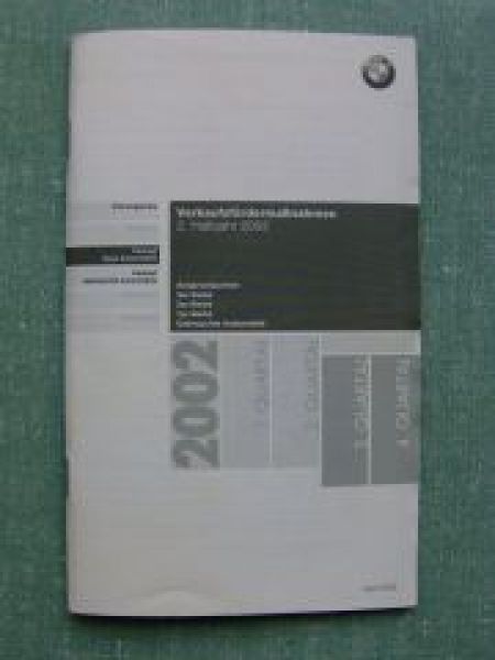 BMW Verkaufsfördermaßnahmen 2002 E46 E39 E38 +Z3 Leasing