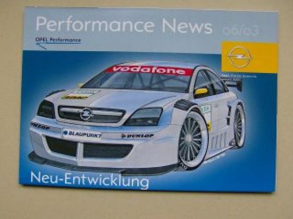 Opel Performance News 6/2003 NEU