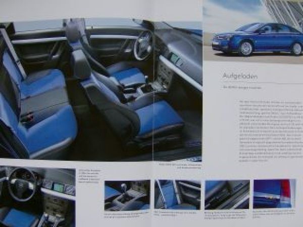 Opel Vectra GTS Turbo Prospekt März 2003 NEU