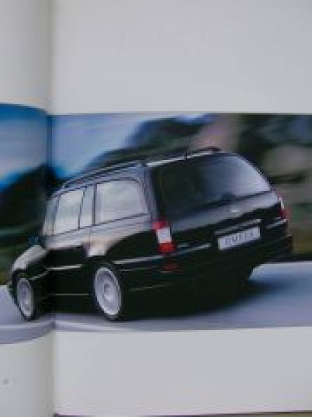 Opel Omega B Limousine Prospekt August 2001