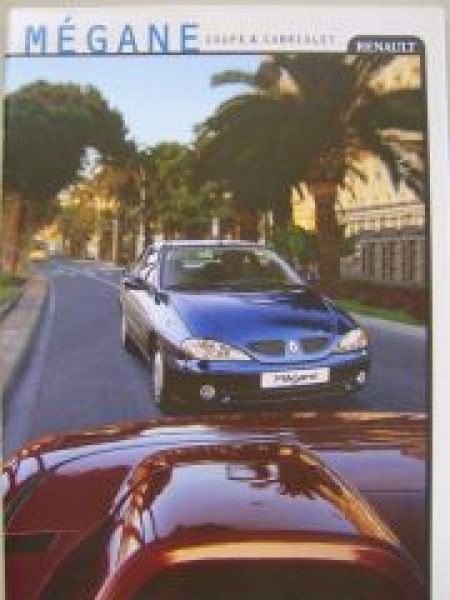 Renault Megane Coupe & Cabriolet Prospekt Februar 1999