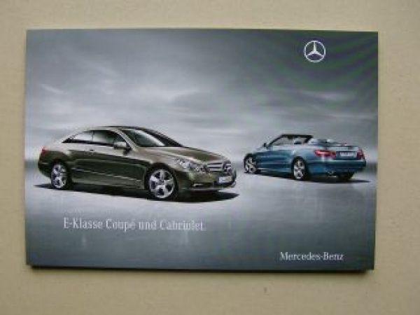 Mercedes Benz E-Klasse Coupè & Cabriolet März 2010 NEU