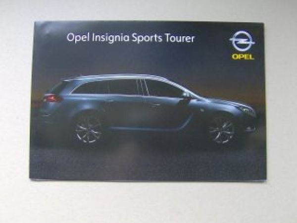 Opel Insignia Sports Tourer Prospekt September 2008