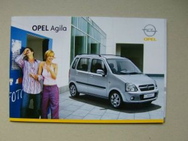 Opel Agila Prospekt August 2006 NEU