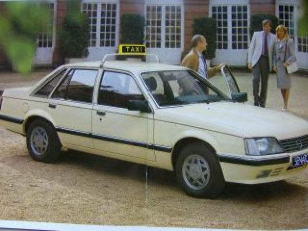 Opel Taxi-Fahrzeuge Rekord E Ascona C Kadett E Senator A