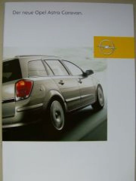 Opel Astra Caravan Prospekt September 2004