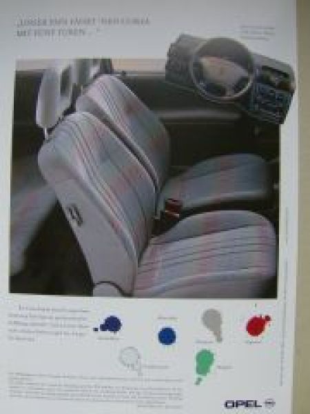 Opel Corsa B Family Prospekt April 1996