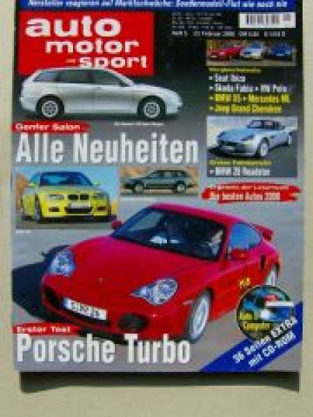 ams 5/2000 BMW Z8 Roadster E52, X5 E53, Hyundai Trajet