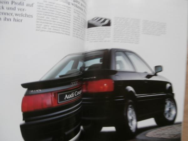 Audi Programm 80 +Young Edition,16V,90, Coupé +S2, 100 +2.8E,200 +Avant,V8 März 1991