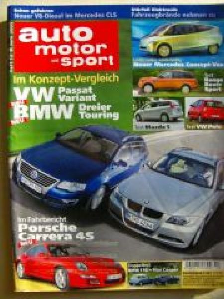 ams 13/2005 BMW E91 Touring, Mini Cooper, BMW 116i E87