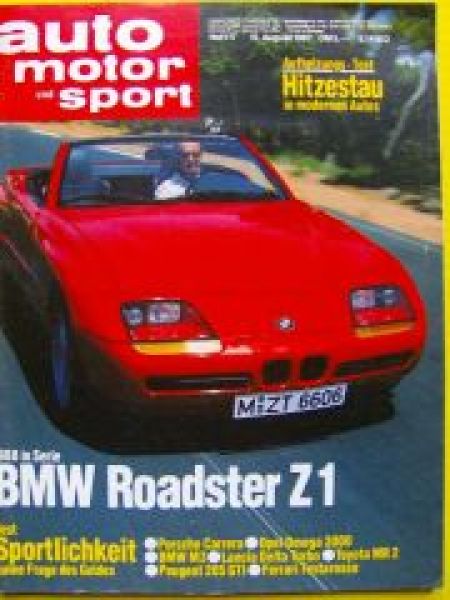 ams 17/1987 BMW Z1, M3 E30, MR2, Lancia Delta Turbo