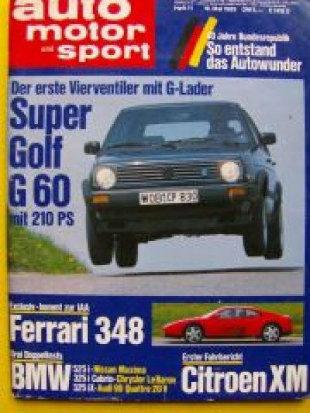 auto motor & sport 11/1989