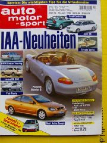 ams 13/1999 BMW 740d E38,Audi S6, Verso,A8 3.3TDI,Lexus IS200