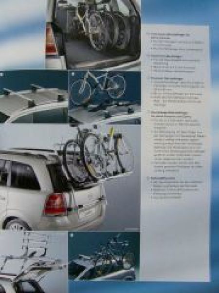 Opel Original Zubehör Prospekt 2005/2006 Agila Corsa Combo
