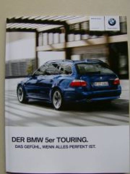 BMW 5er Touring E61 Prospekt 520i-550i-520d-535d+xdrive 9/2009