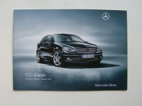 Mercedes Benz Preisliste CLC-Klasse Februar 2010