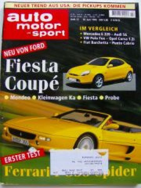 ams 13/1995 Mercedes E320 W210, Audi S6, VW Polo Fox