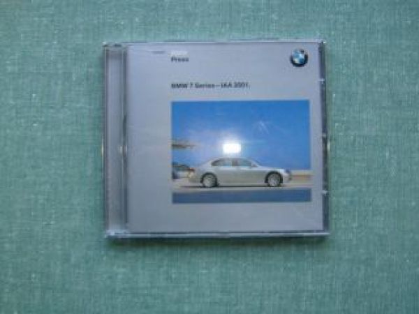BMW Presse CD 7 Series E65 IAA 2001 +Clean Energy Rarität