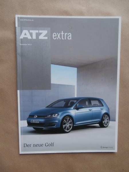 ATZ extra 11/2012 der neue VW Golf VI Typ AU Design Interieur Karosse Antrieb Infotainment Umwelt Fahrwerk