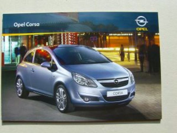 Opel Corsa D Prospekt Januar 2009