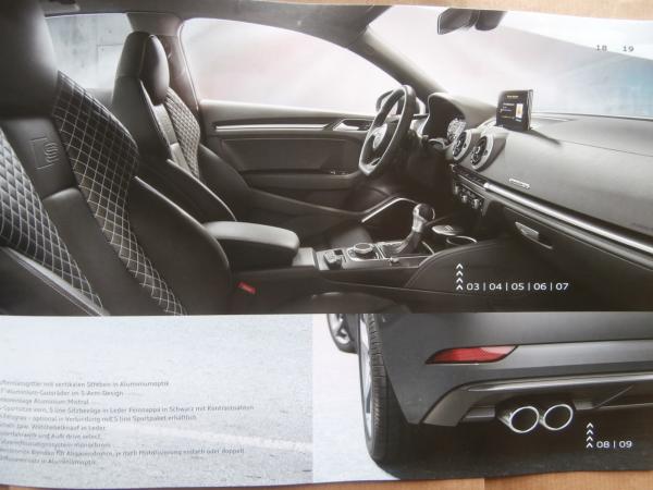 Audi A3 +Sportback  Limousine Cabrio1.4TFSI ultra 1.6tdi 2.0tdi +quattro Mai 2016