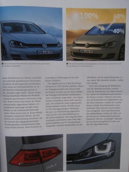 ATZ extra 11/2012 der neue VW Golf VI Typ AU Design Interieur Karosse Antrieb Infotainment Umwelt Fahrwerk