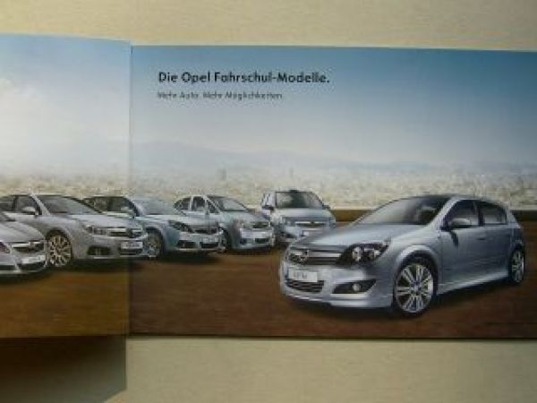 Opel Fahrschule Prospekt November 2007 NEU