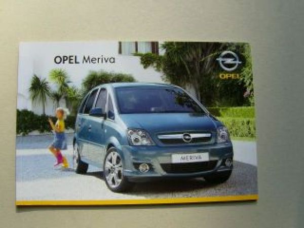 Opel Meriva Prospekt November 2007