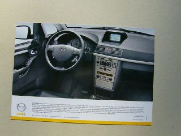 Opel Meriva Sondermodell Innovation Prospekt Januar 2008