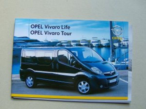 Opel Vivaro Life & Tour Prospekt Januar 2007 +Preise